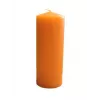 Esoterika - Cero da rituale colore pieno - Arancio -- 15x5 Cm