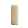Esoterika - Cero da rituale colore pieno - Bianco -- 15x5 Cm