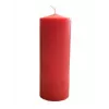 Esoterika - Cero da rituale colore pieno - Rosso -- 15x5 Cm