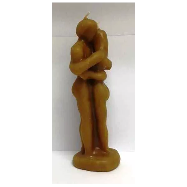 Esoterika - Candela esoterica Marrone di legamento uomo e donna -- Uni