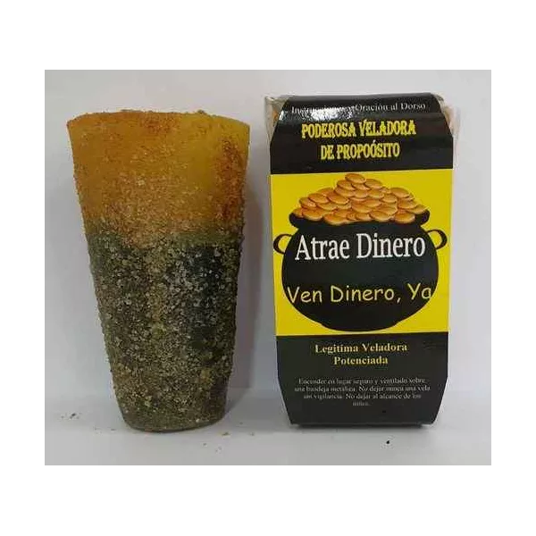 Esoterika - Candela esoterica -- Atrae Dinero -- per attirare soldi e 