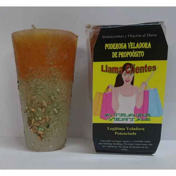 Esoterika - Candela esoterica -- Llama clientes -- per aumentare le ve