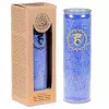 Esoterika - Candela Profumata 5° Chakra Stearina 100 Ore -- 21x6,5 Cm