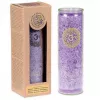 Esoterika - Candela Profumata 7° Chakra Stearina 100 Ore -- 21x6,5 Cm