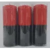Esoterika - Cero da rituale colore pieno - Rosso e Nero