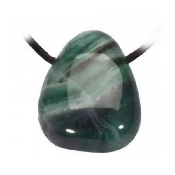 Esoterika - Ciondolo Fluorite A Forato Senza Filo -- 2,5-3 Cm