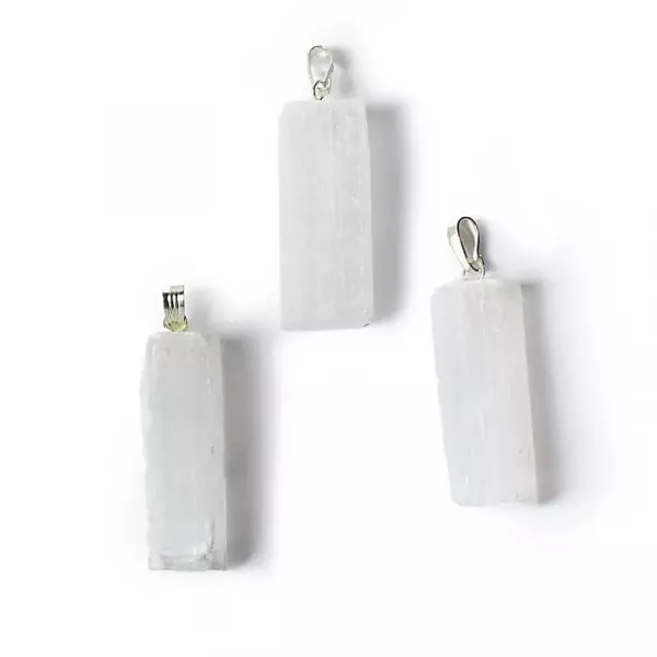 Esoterika - Ciondolo in Selenite -- 4 cm
