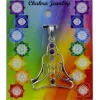 Esoterika - Ciondolo Meditation Chakra Argentato -- 4 Cm
