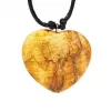 Esoterika - Collana a cuore in Palo Santo