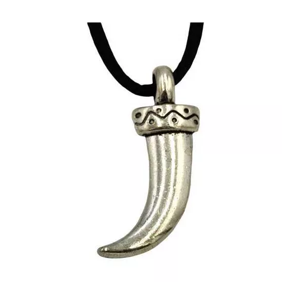 Esoterika - Collana Amuleto Dente di Coyote