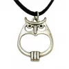 Esoterika - Collana Amuleto Gufo vuoto