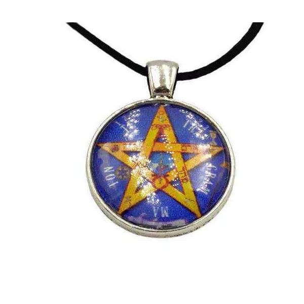 Esoterika - Collana Amuleto Mandala Pentagramma