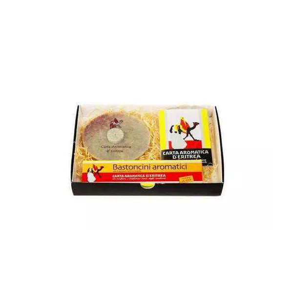 Esoterika - Confezione regalo d'Eritrea con cartine + 1 piattino decor