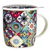 Esoterika - Confezione regalo Mug Mandala da tè orientale -- 400 ml
