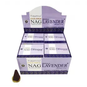 Esoterika - Coni di incenso Golden Nag Lavanda -- 20 g