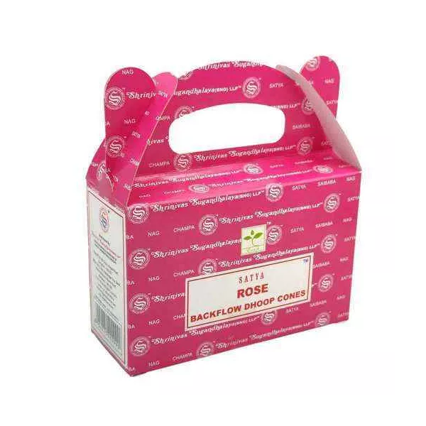 Esoterika - Coni Di Incenso Satya a flusso inverso backflow -- Rosa --