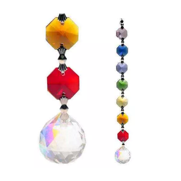 Esoterika - Cristalli da finestra Sfera Aurora Feng-Shui Chakra -- 20 