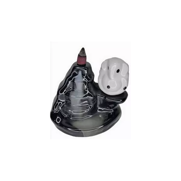 Esoterika - Incensiera in ceramica con riflusso backflow --Ganesh -14
