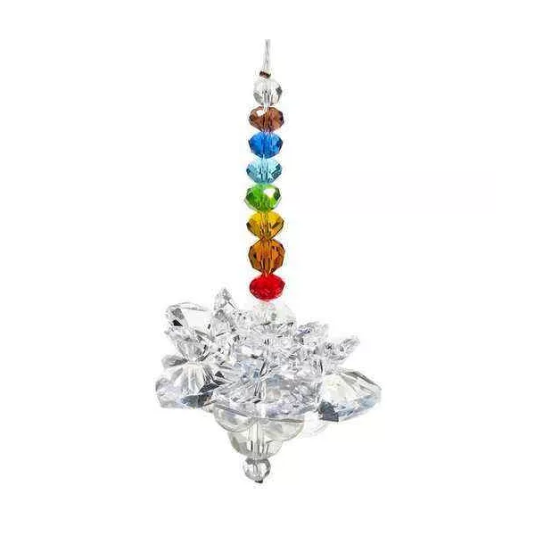Esoterika - Feng Shui loto di cristallo catena dei Chakra -- 10cm