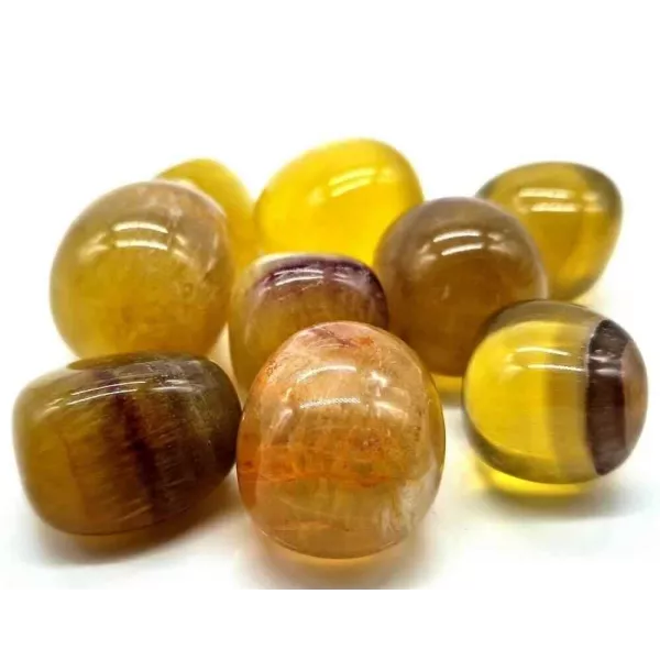 Esoterika - Fluorite gialla burattata