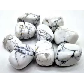 Esoterika - Howlite bianca burattata