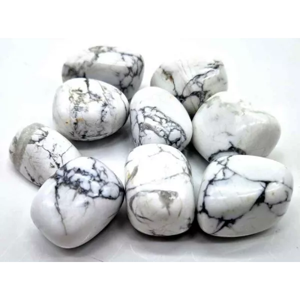 Esoterika - Howlite bianca burattata