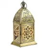 Esoterika - Illuminazione Lanterna Orientale Loto Om -- 7.5x10x20 cm