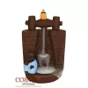 Esoterika - Incensiera in ceramica a flusso inverso backflow -- Pozzo-