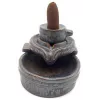 Esoterika - Incensiera in ceramica con riflusso backflow -- Bacinella 