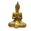 Esoterika - Statua Buddha in preghiera manrtello oro antico