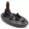 Esoterika - Incensiera in ceramica con riflusso backflow -- Montagne--