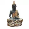 Esoterika - Statua Buddha meditazione manrtello oro e nero