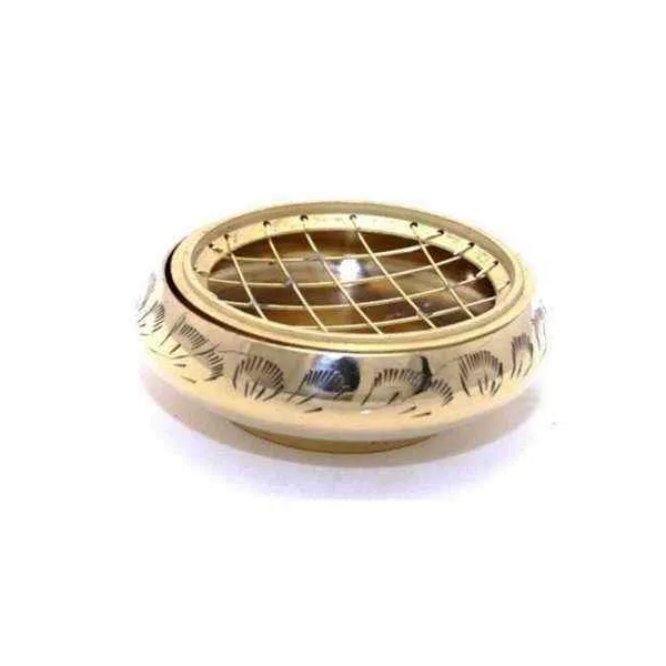 Esoterika - Incensiera In Ottone -- 7,5x3 Cm