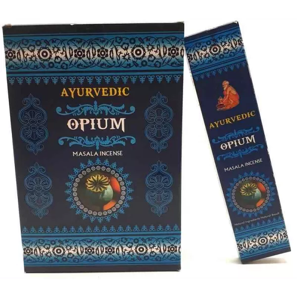 Esoterika - Incenso Ayurvedic Masala Opium Premium -- Box 12 confezion