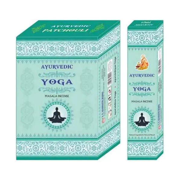 Esoterika - Incenso Ayurvedic Masala Yoga Premium -- Box 12 confezioni