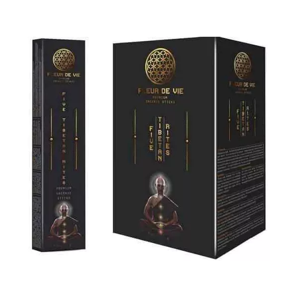 Esoterika - Incenso Fleur de Vie - Five Tibetan Rites - Box 12 confezi