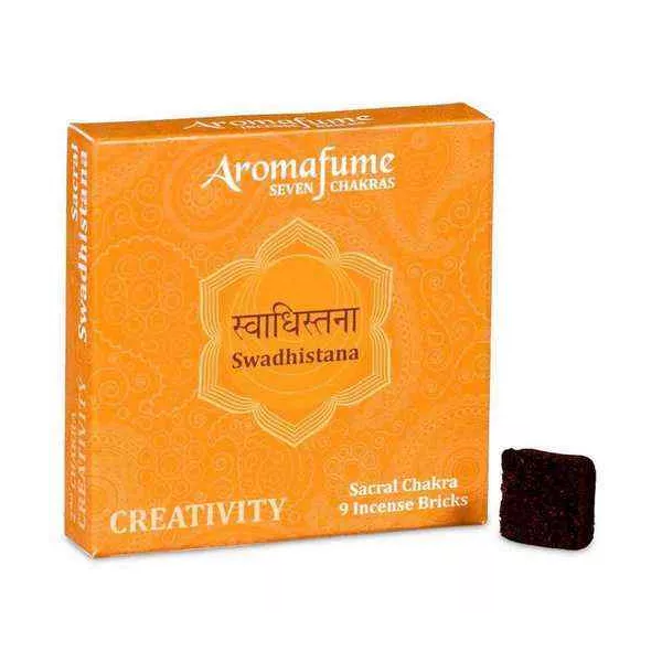 Esoterika - Aromafume Mattoncini Di Incenso Chakra 2° Chakra Swadhisht