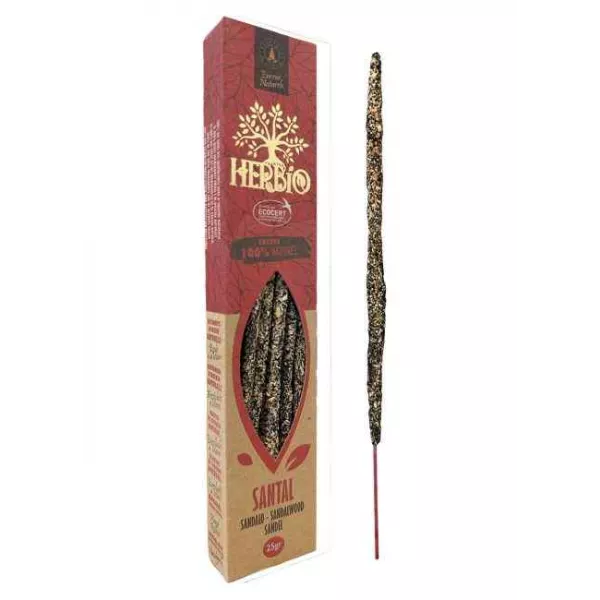 Esoterika - Incenso Ecocert Herbio Sandalo 20 G