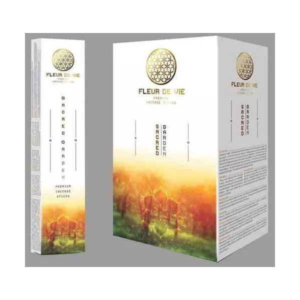 Esoterika - Incenso Fleur de Vie - Sacred Garden - box 12 confezioni