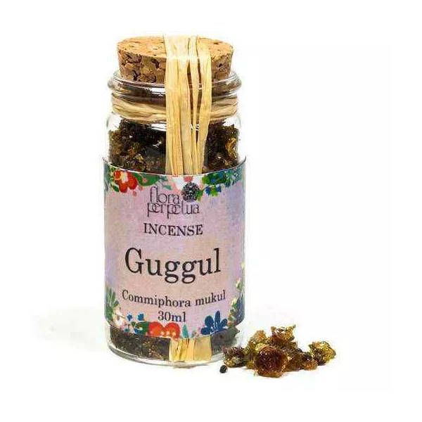 Esoterika - Incenso In Resina Guggul Indiano -- 18 G- 30 Ml in vetro