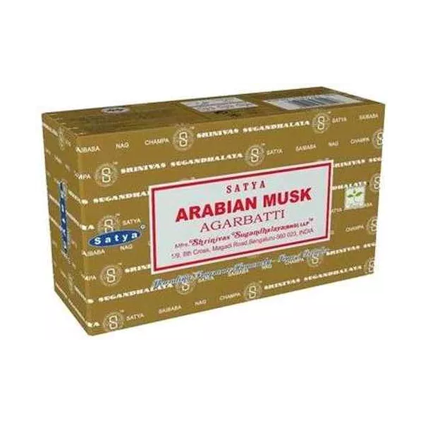 Esoterika - Incenso Satya Agarbatti Arabian Musk -- box 12 confezioni