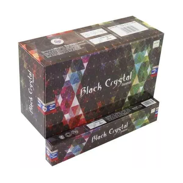 Esoterika - Incenso Satya Black Crystal -- Box 12 confezioni