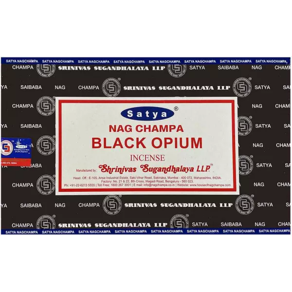 Esoterika - Incenso Satya Black Opium -- Box 12 confezioni