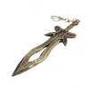 Esoterika - Athame Elven piccolo con gancio -- cm 15x4