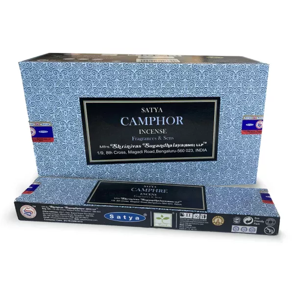 Esoterika - Incenso Satya Agarbatti Camphor -- box 12 confezioni