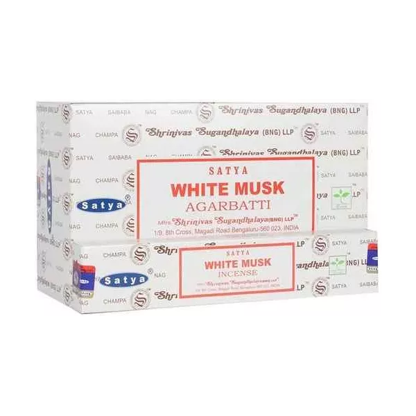 Esoterika - Incenso Satya Agarbatti White Musk -- Box 12 confezioni