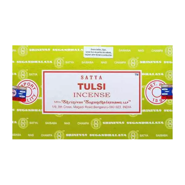 Esoterika - Incenso Satya Tulsi -- box 12 confezioni