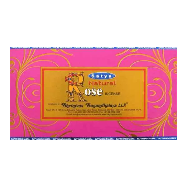 Esoterika - Incenso Satya Natural Rose -- Box 12 confezioni