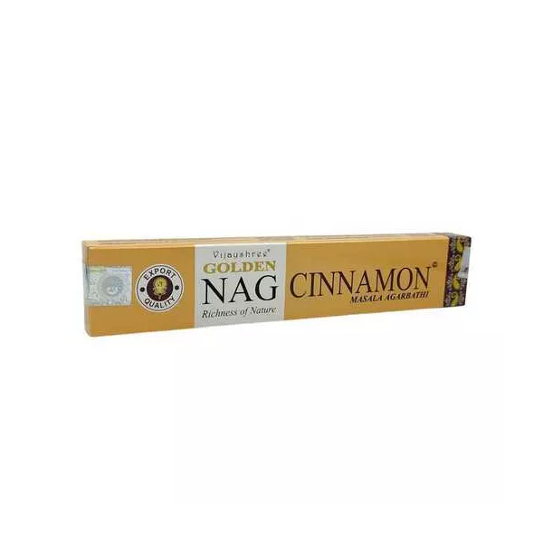 Esoterika - Incenso Vijayshree Golden Nag Cinnamon -- 1 confezione da 