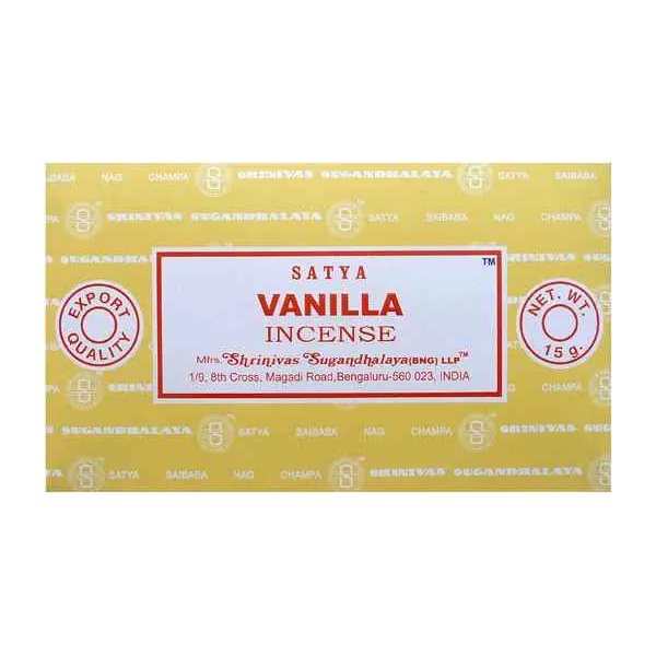 Esoterika - Incenso Satya Vanilla -- box 12 confezioni